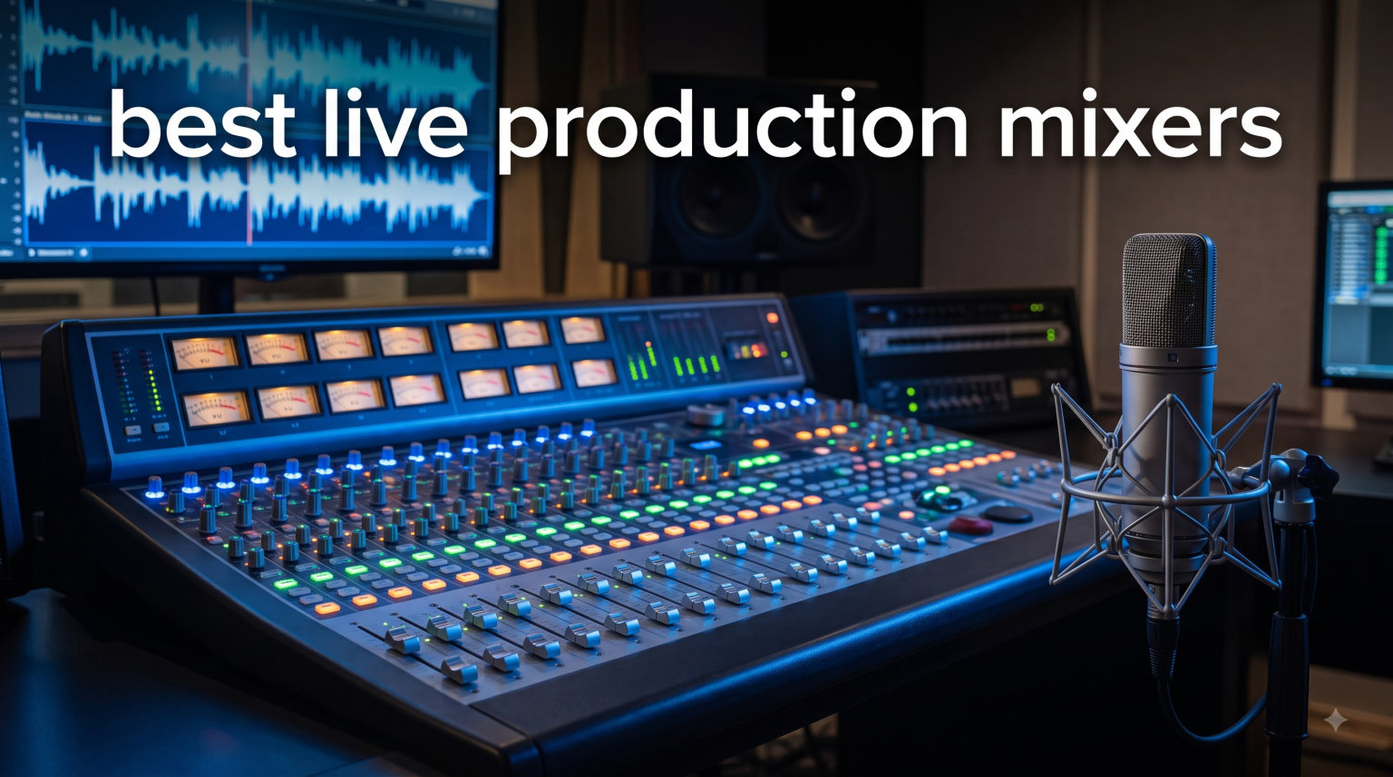 best live production mixers