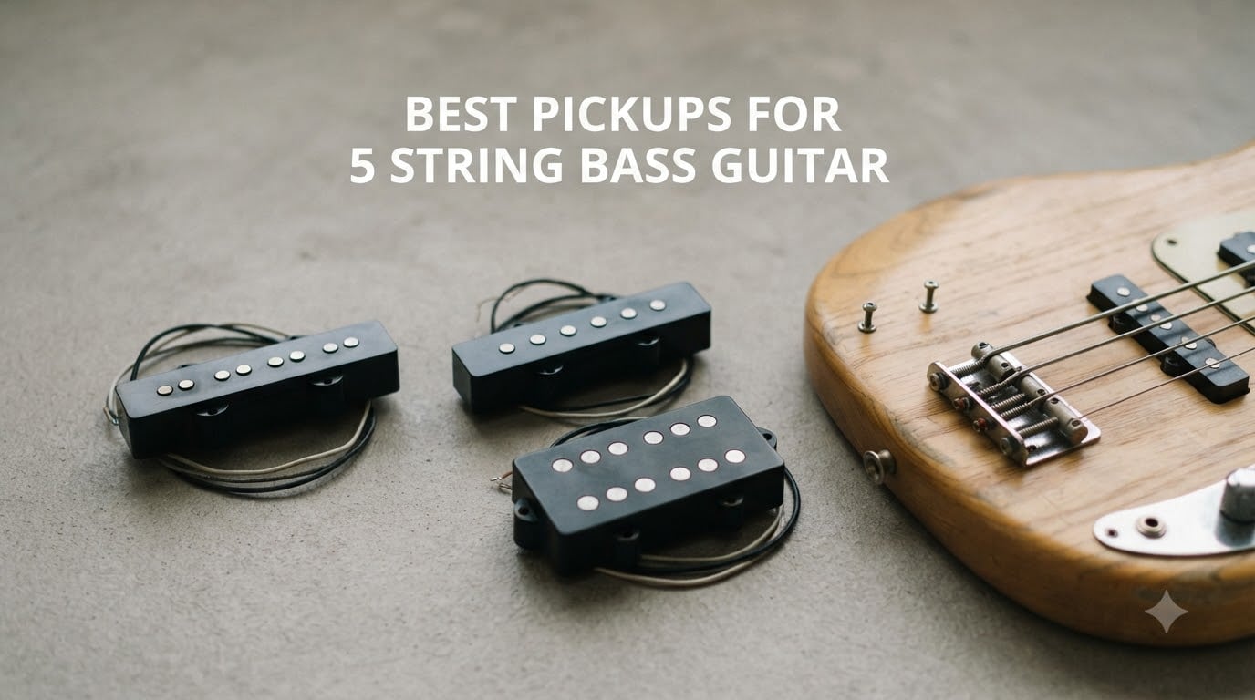 best pickups for 5 string bass guitar