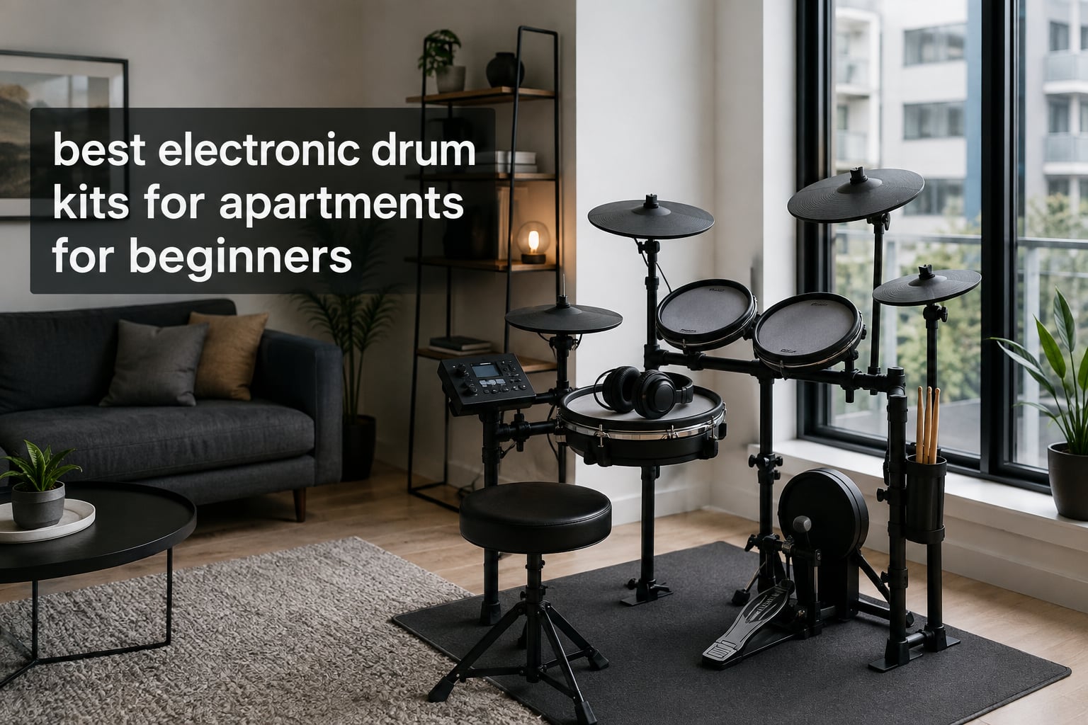 best electronic drum kits for apartments for beginners