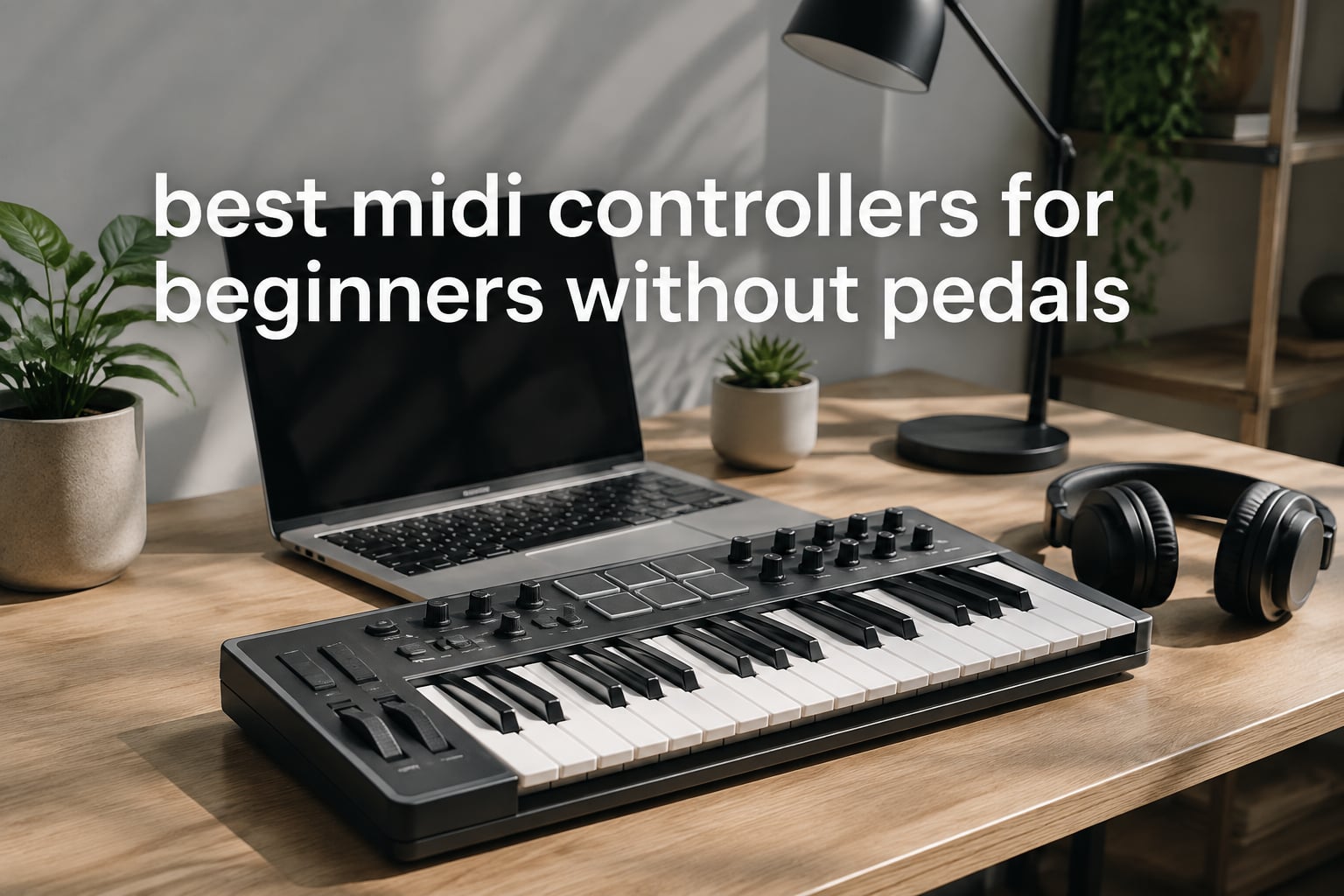 best midi controllers for beginners without pedals