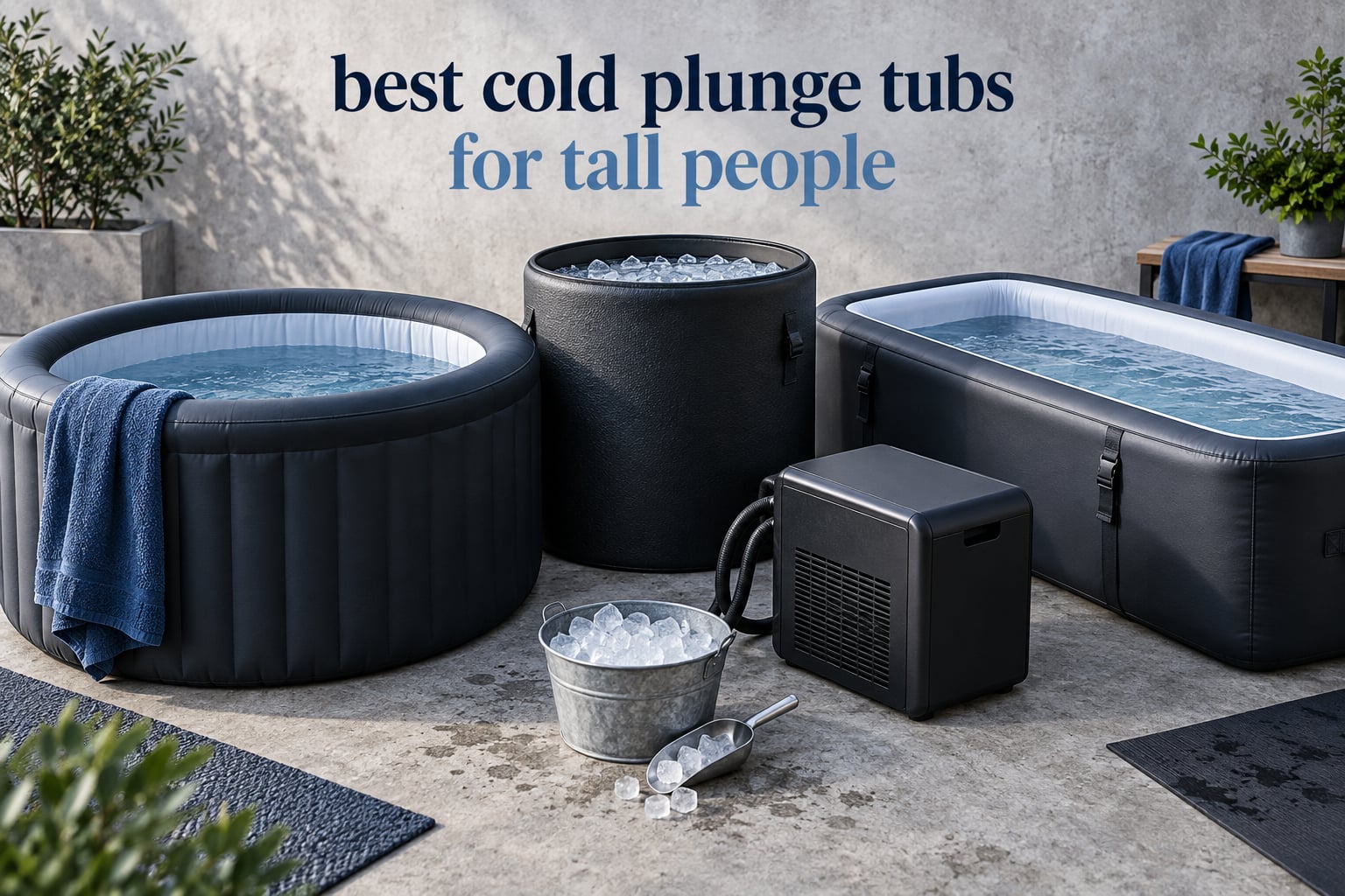 best cold plunge tubs for tall people
