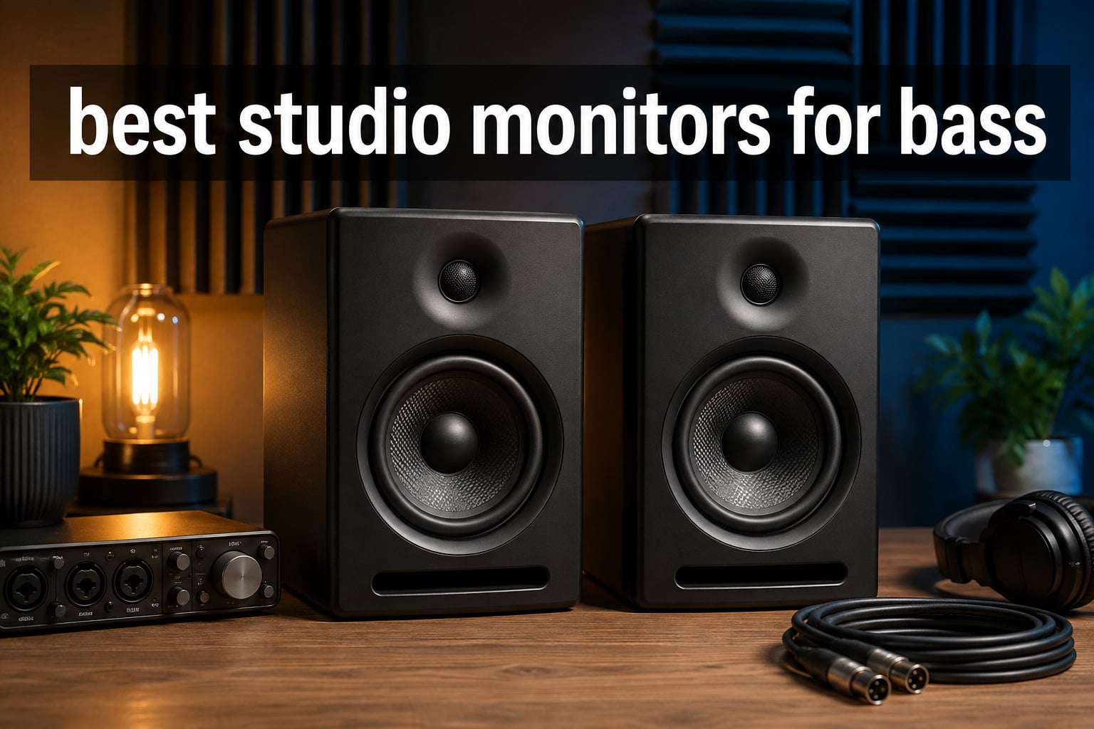 best studio monitors for bass