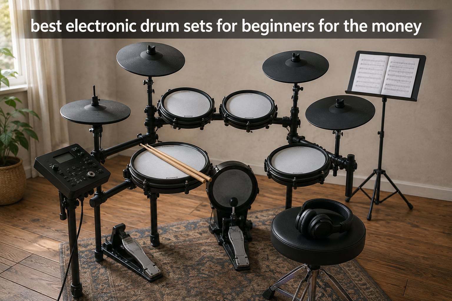 best electronic drum sets for beginners for the money