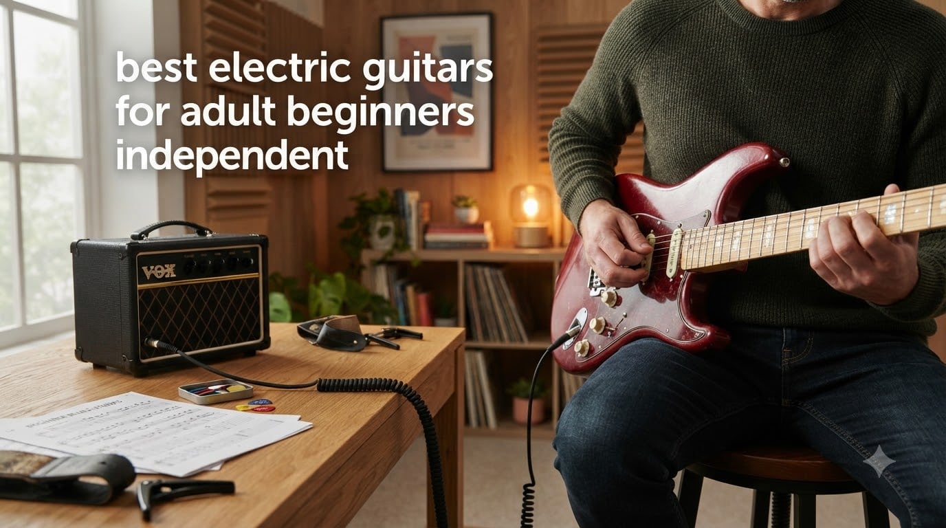 best electric guitars for adult beginners independent