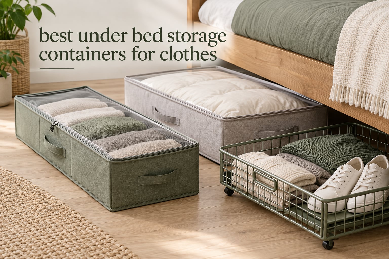 best under bed storage containers for clothes
