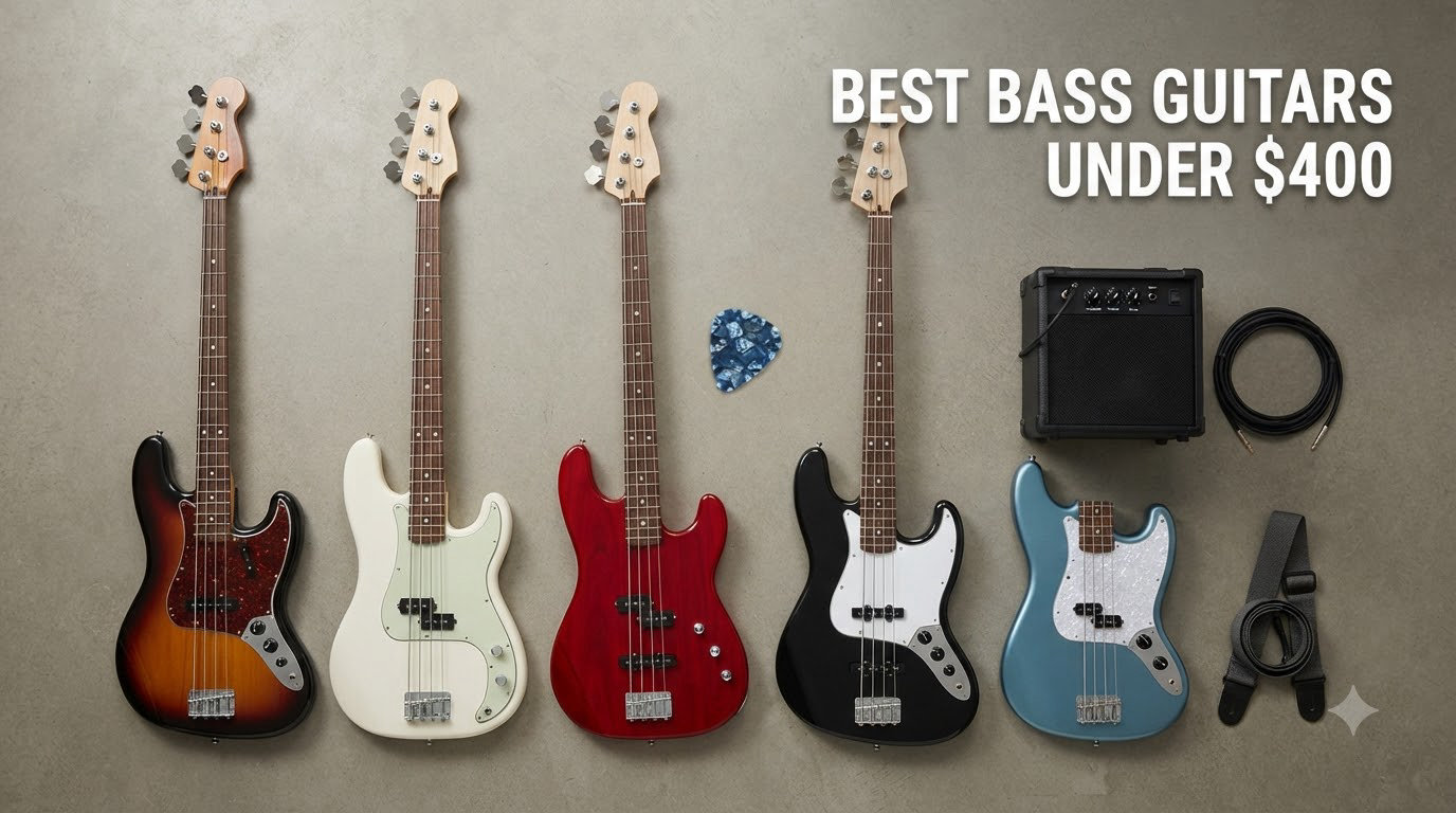 best bass guitars under $400