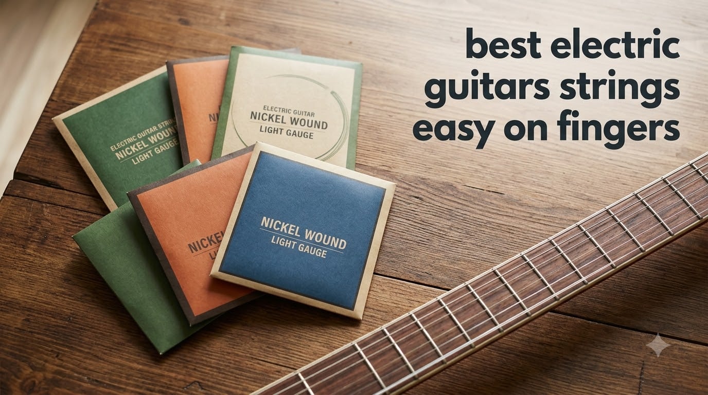 best electric guitars strings easy on fingers