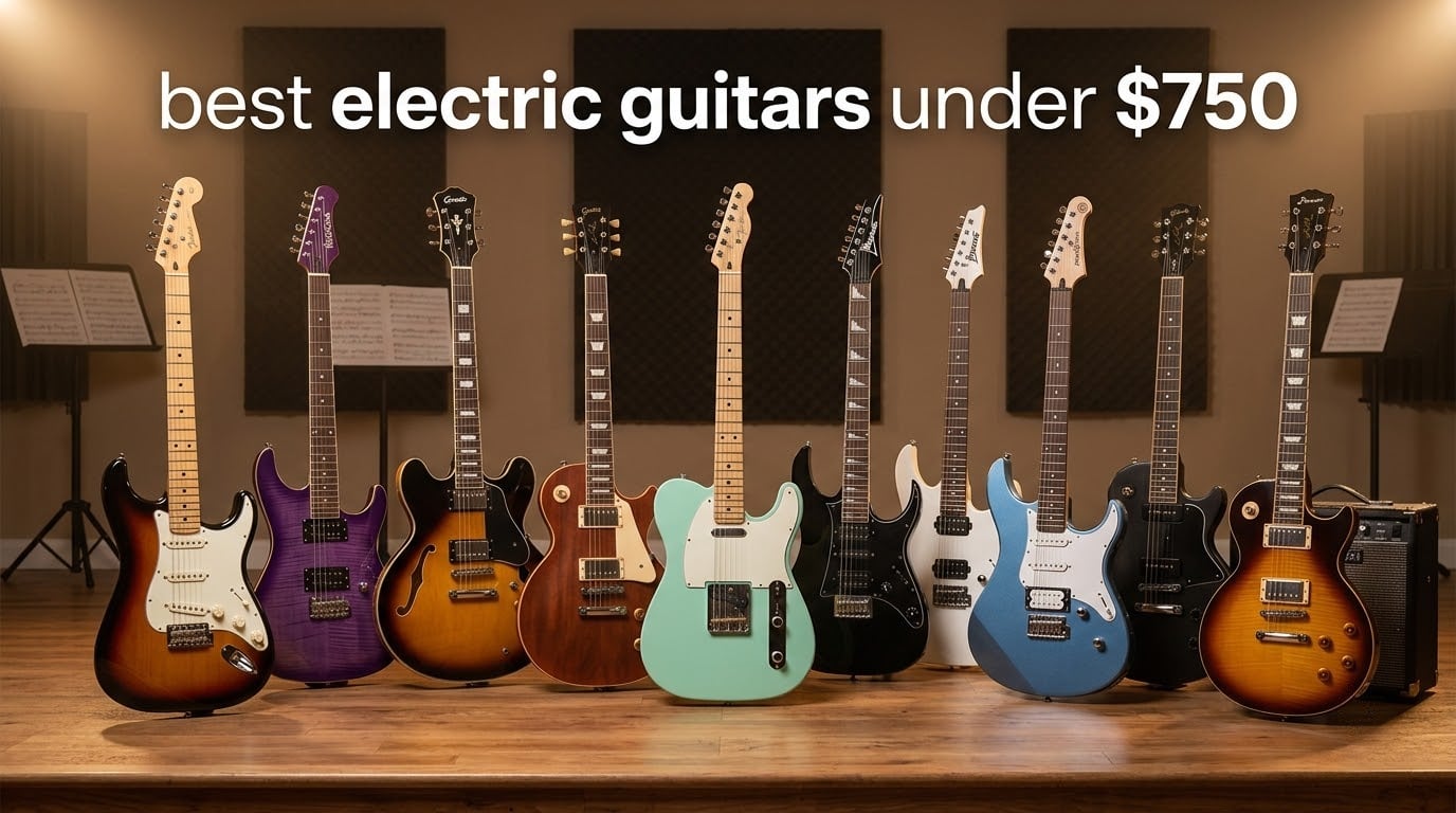 best electric guitars under $750