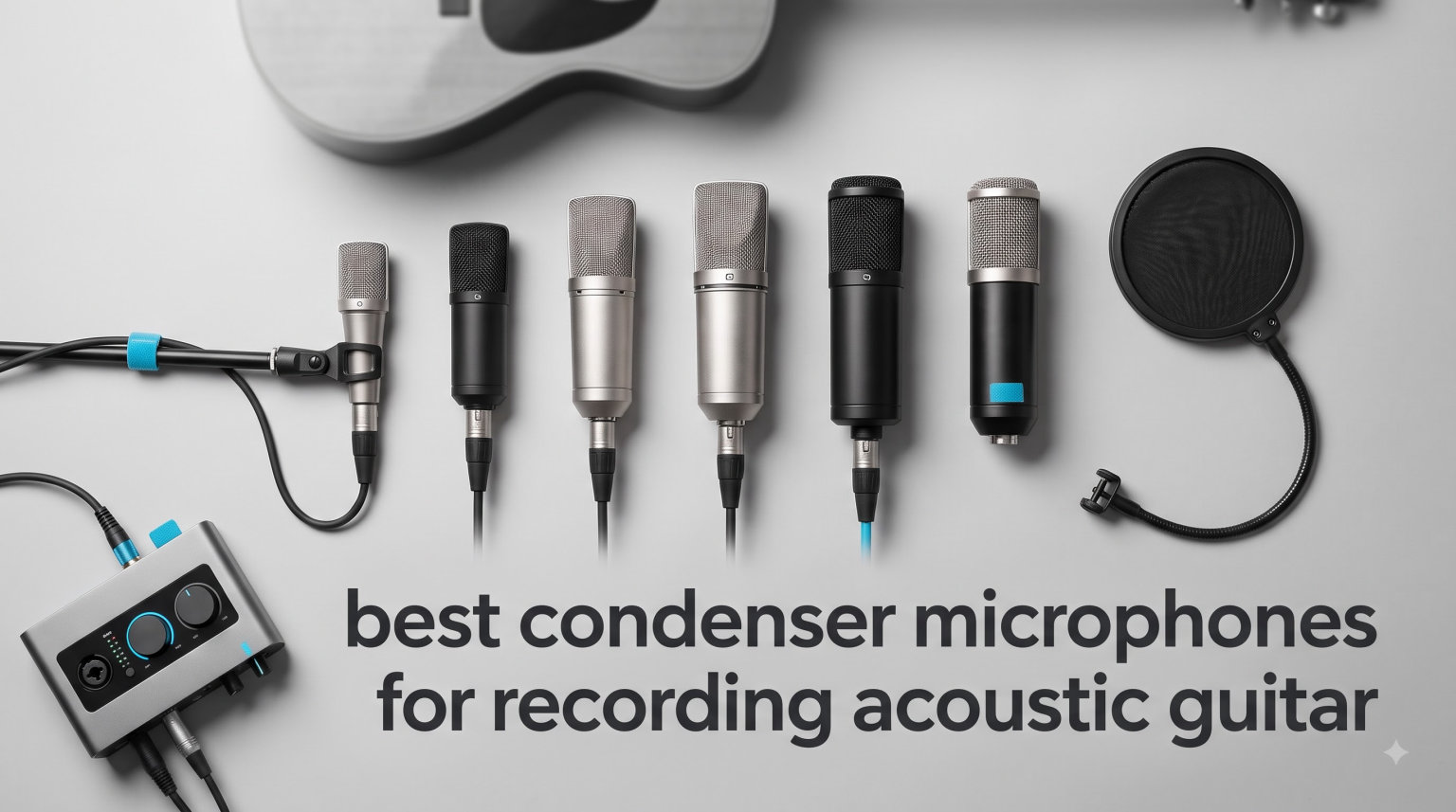 best condenser microphones for recording acoustic guitar