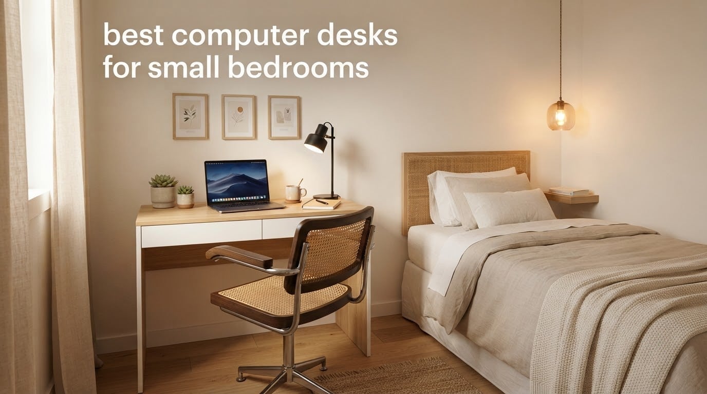 best computer desks for small bedrooms
