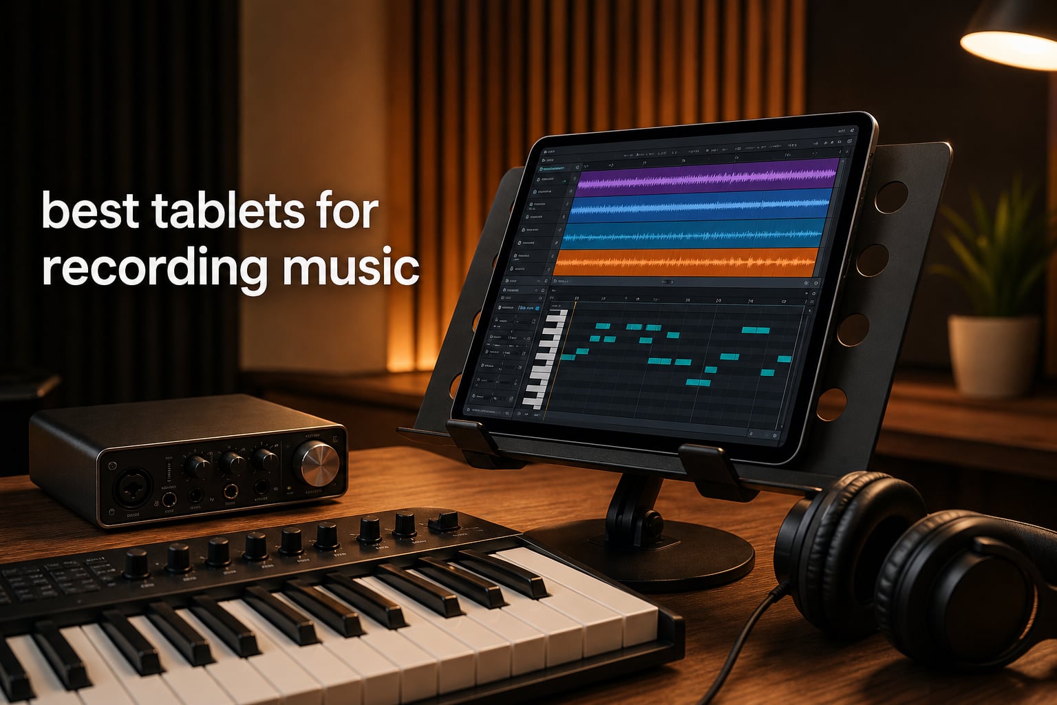 best tablets for recording music