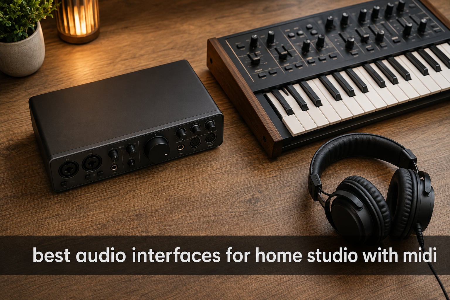 best audio interfaces for home studio with midi