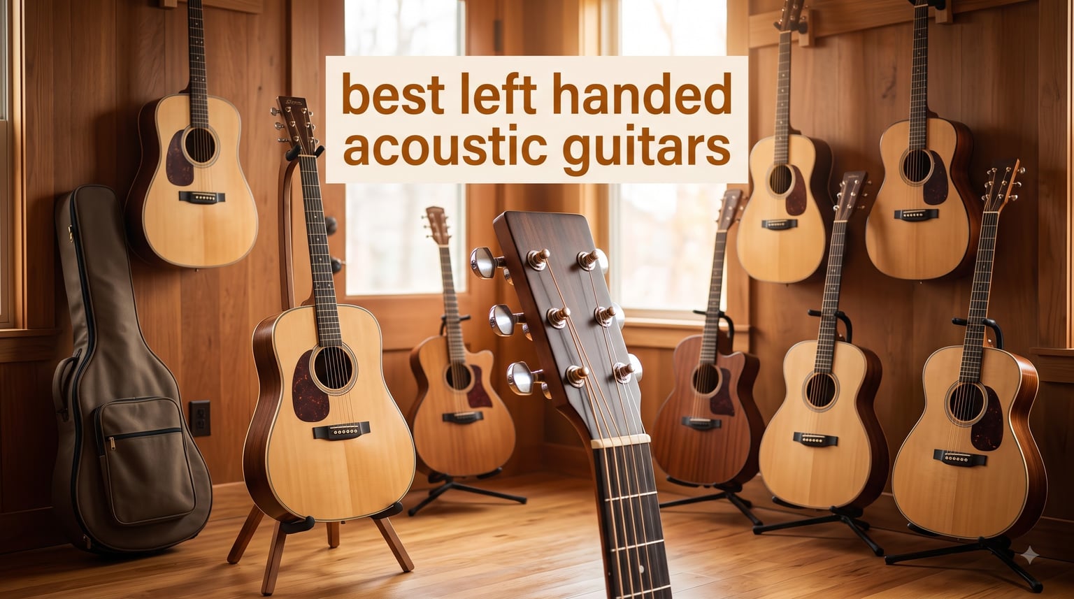 best left handed acoustic guitars