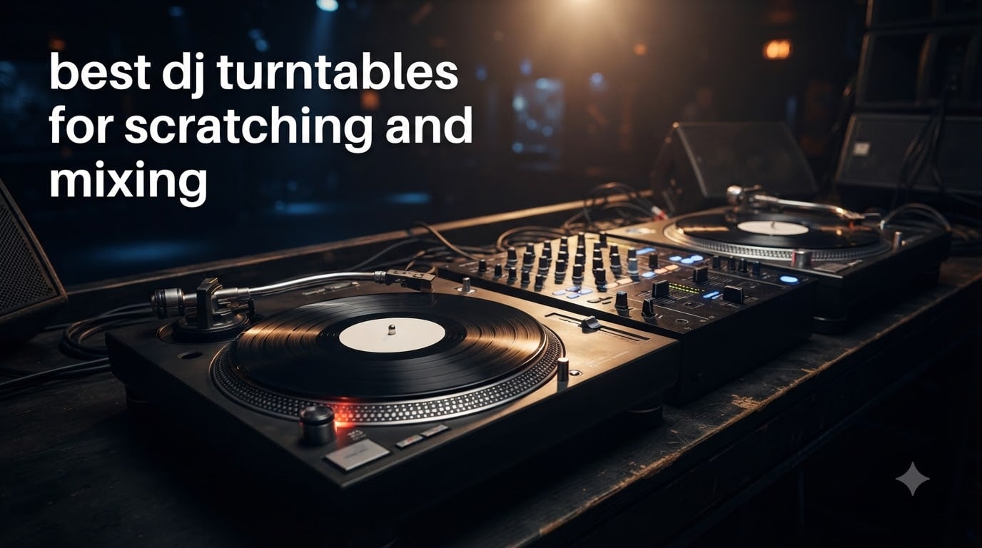 best dj turntables for scratching and mixing