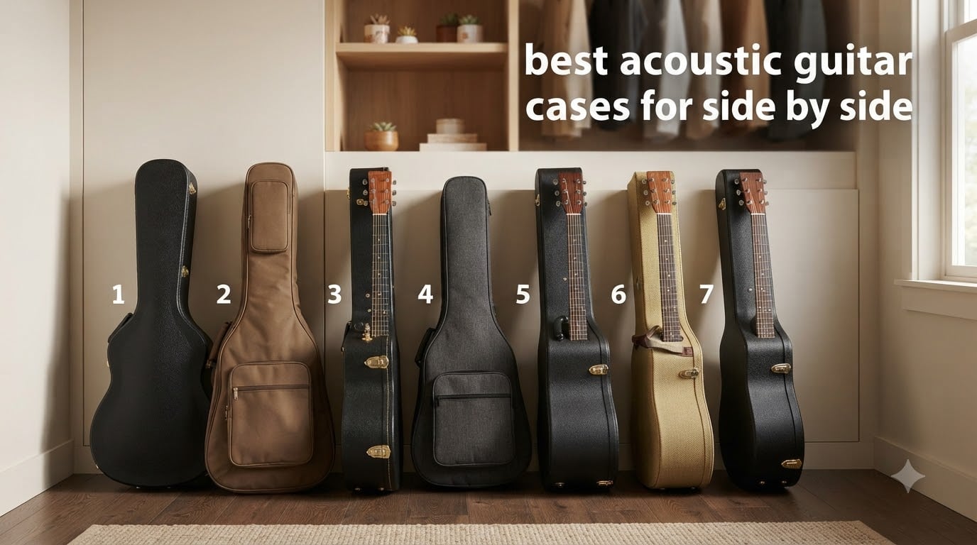 best acoustic guitar cases for side by side