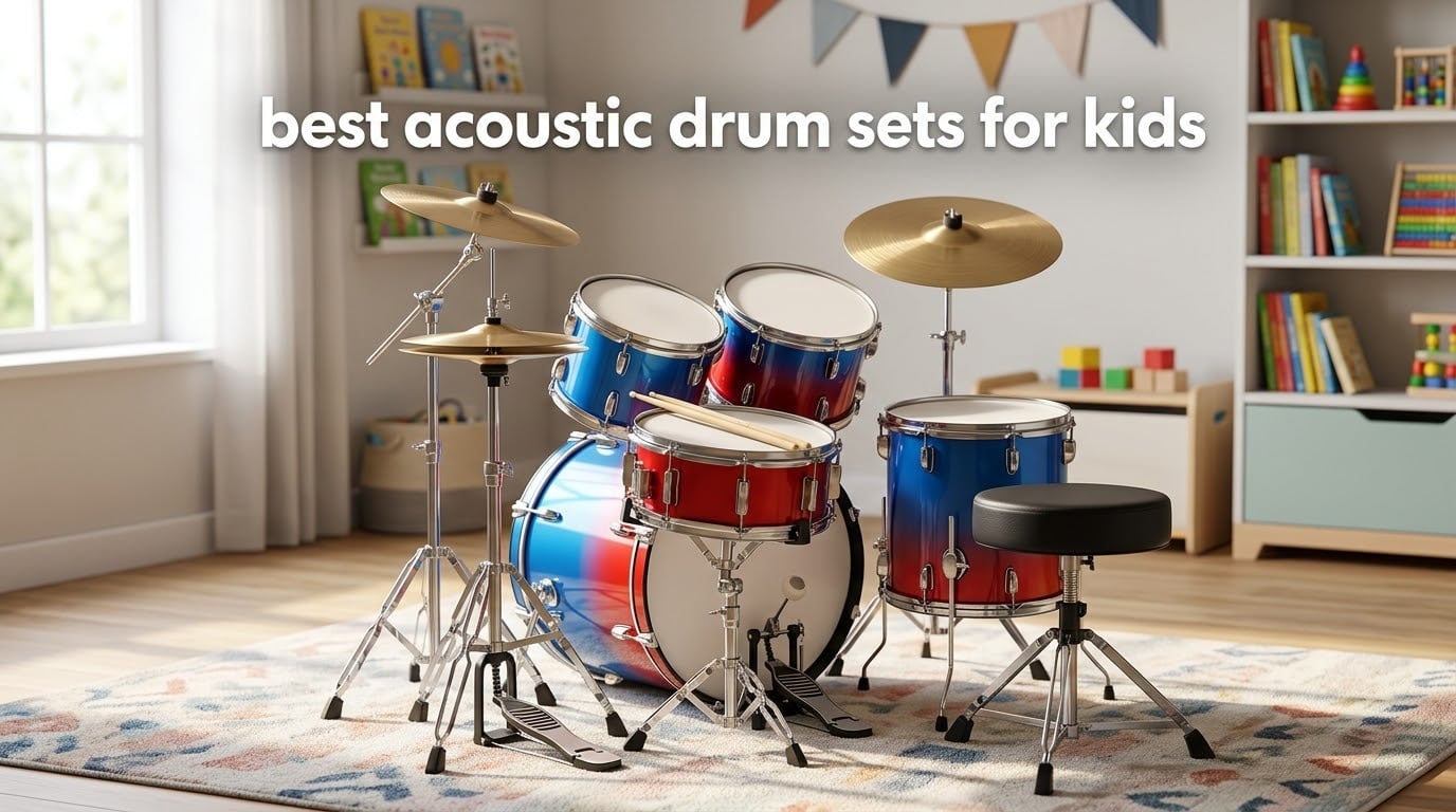 best acoustic drum sets for kids