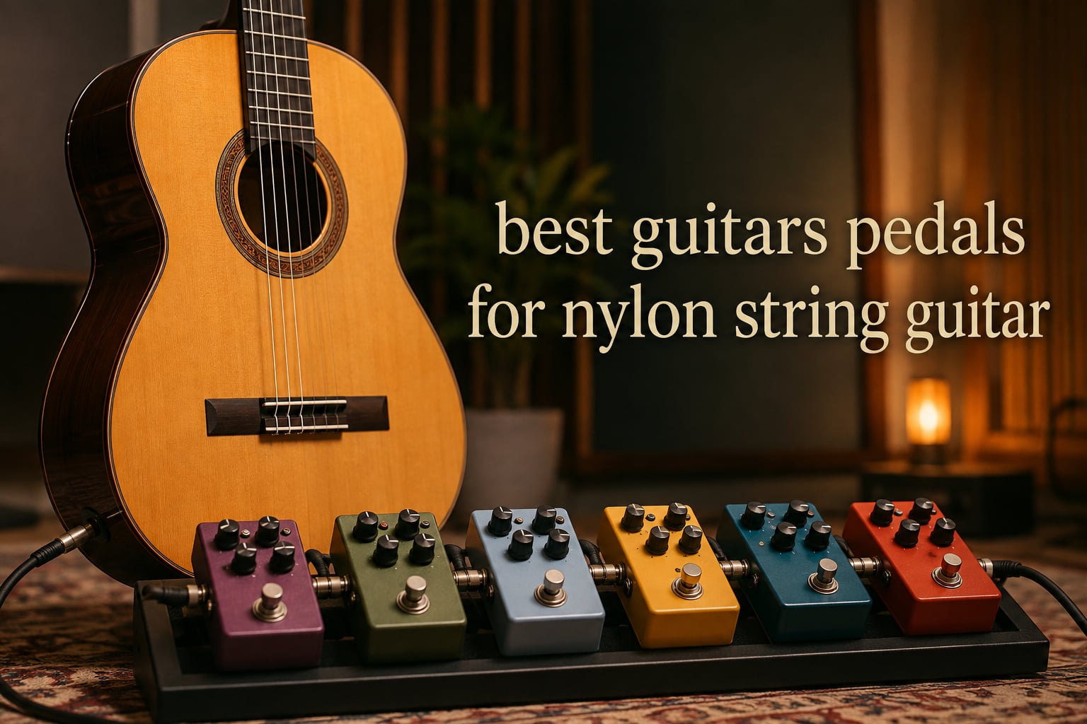 best guitars pedals for nylon string guitar