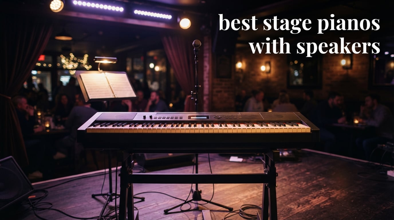 best stage pianos with speakers