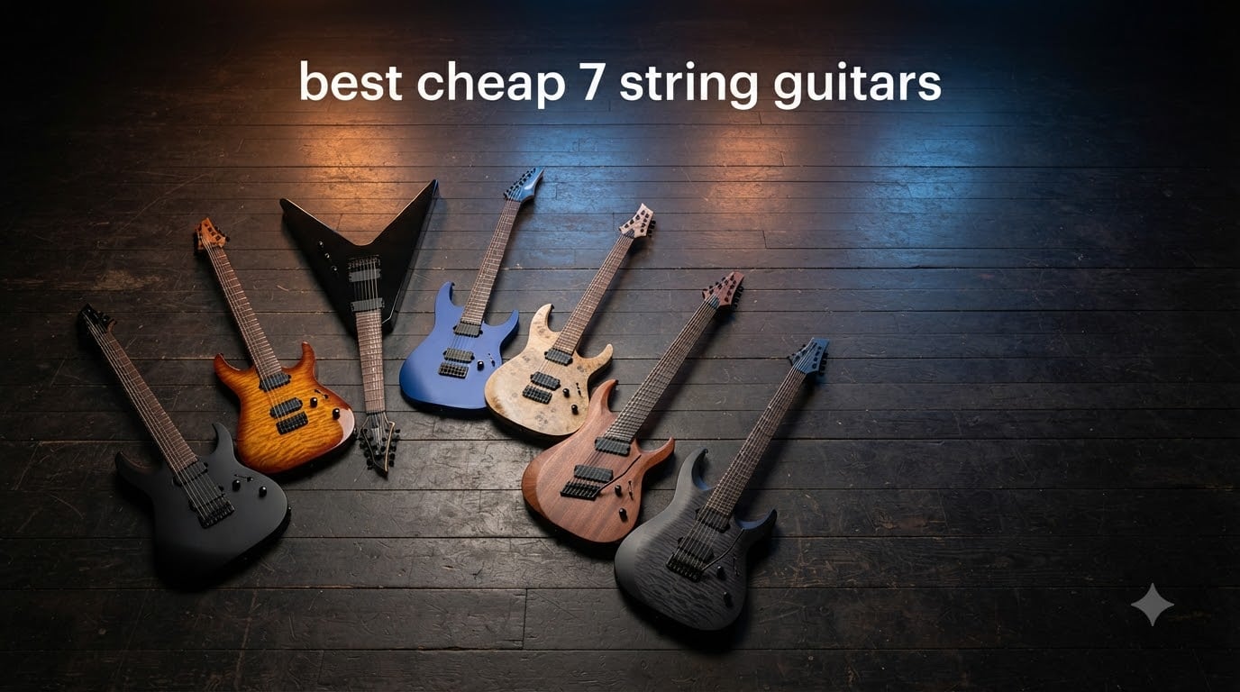 best cheap 7 string guitars