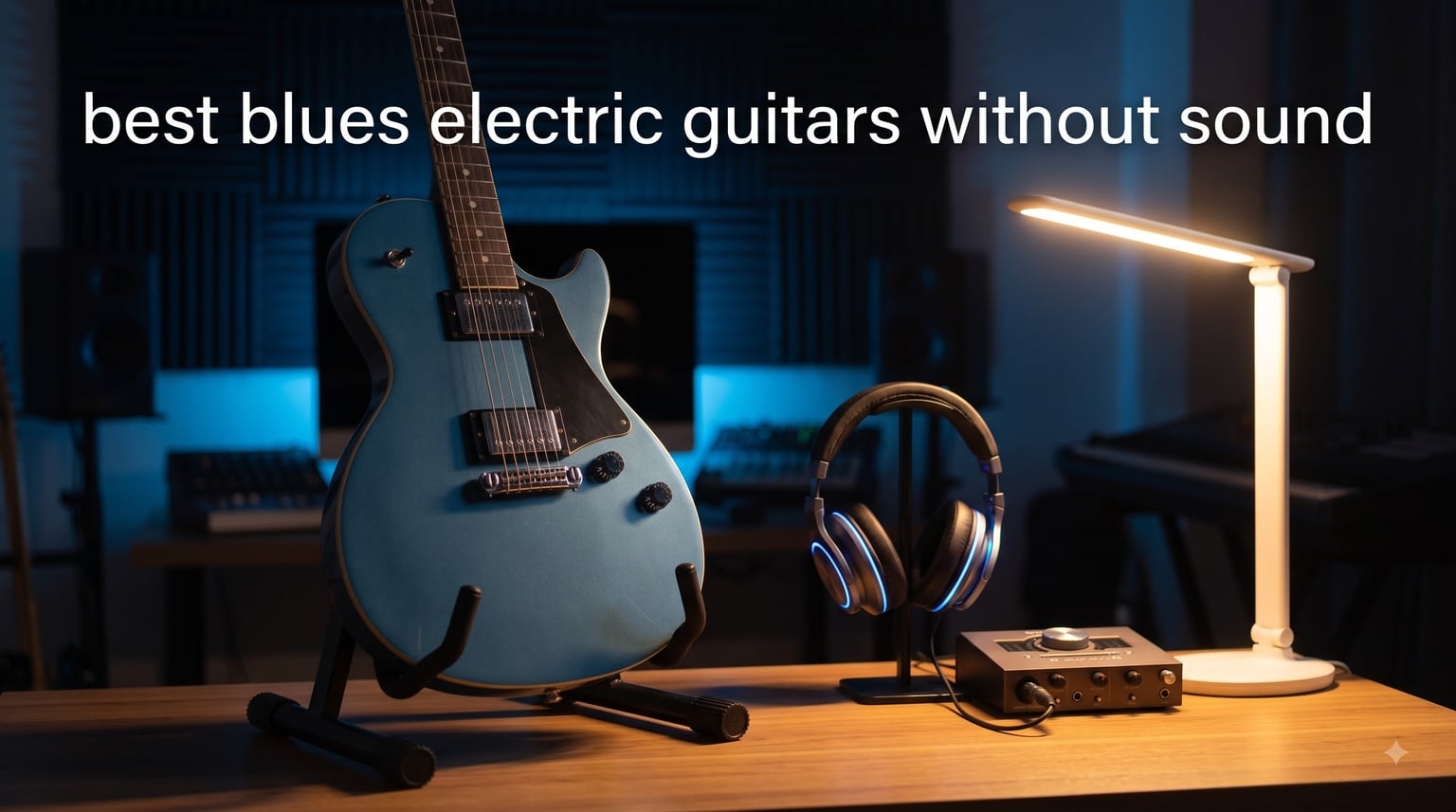 best blues electric guitars without sound