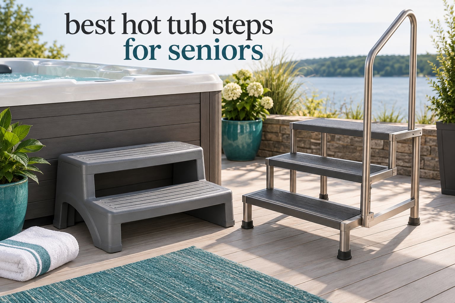 best hot tub steps for seniors