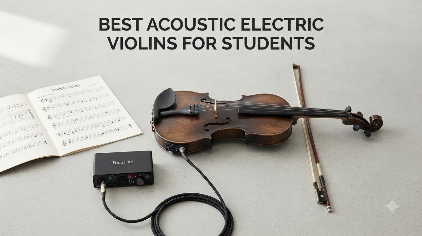best acoustic electric violins for students