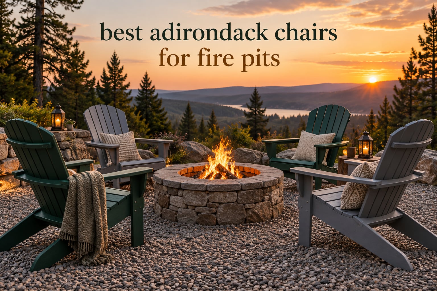 best adirondack chairs for fire pits