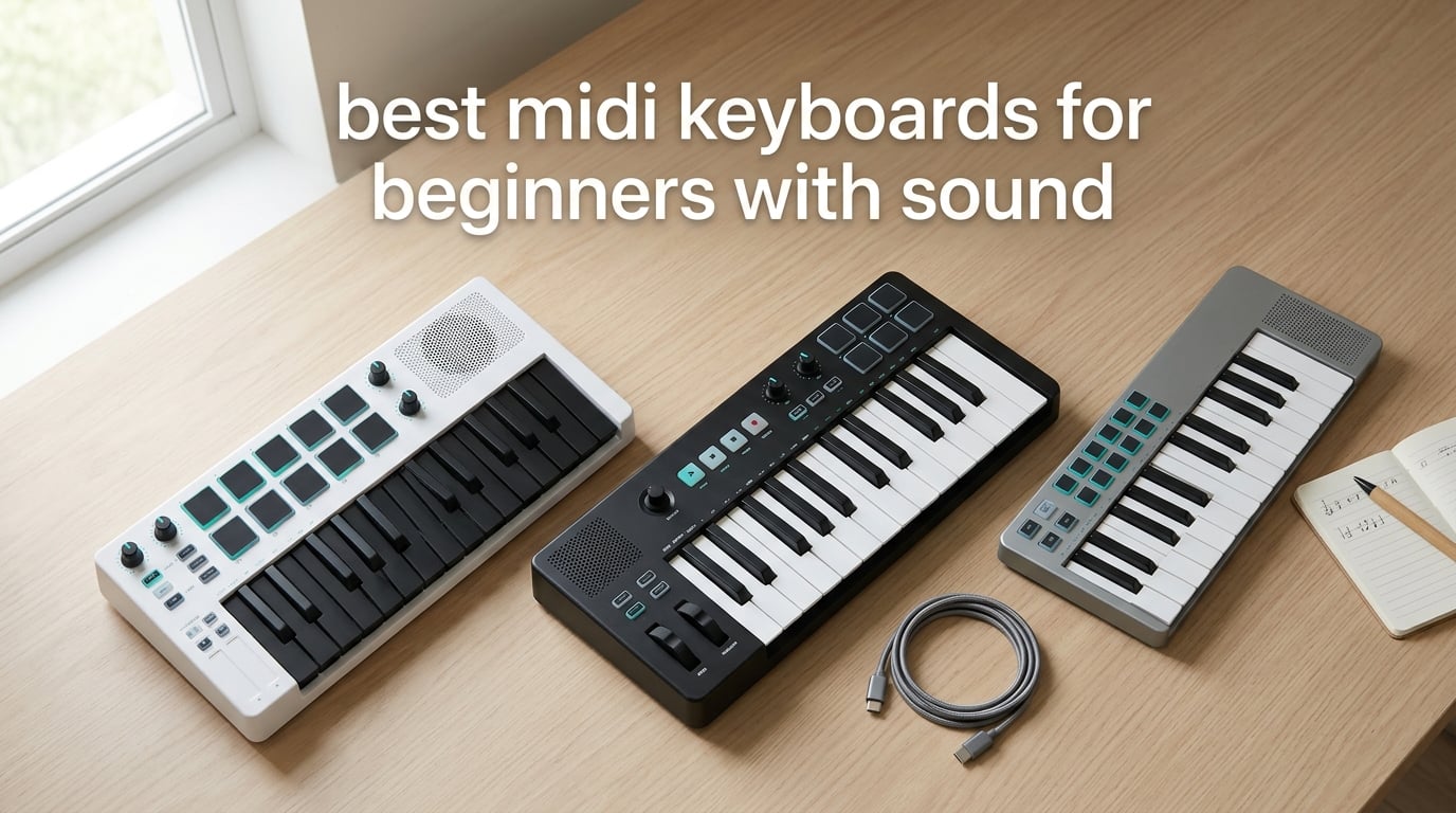 best midi keyboards for beginners with sound