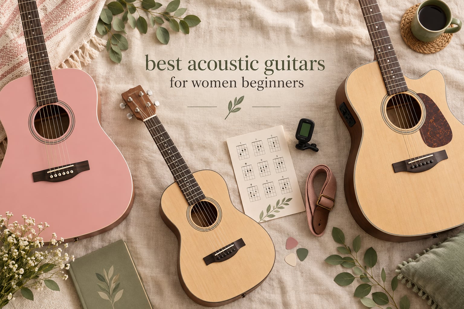 best acoustic guitars for women beginners