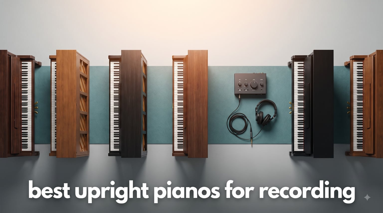 best upright pianos for recording