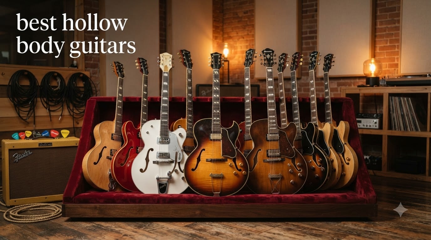 best hollow body guitars