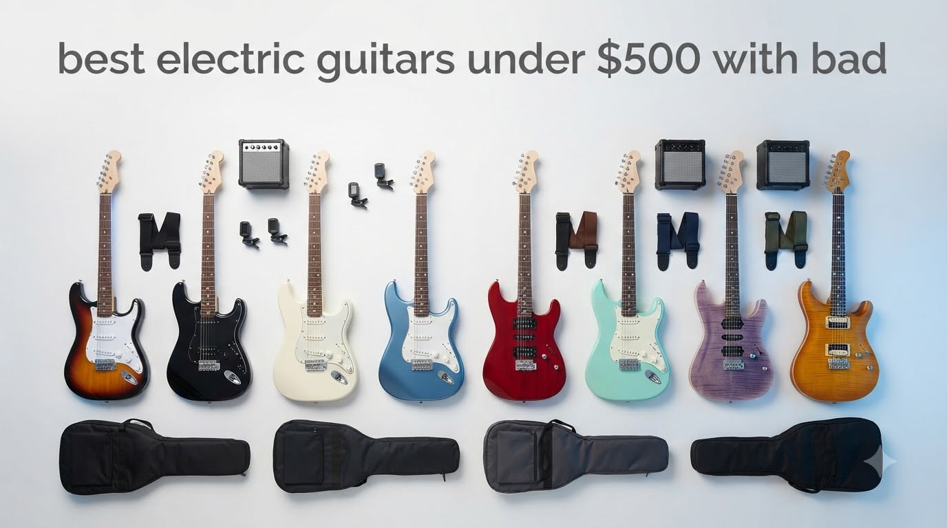 best electric guitars under $500 with bad