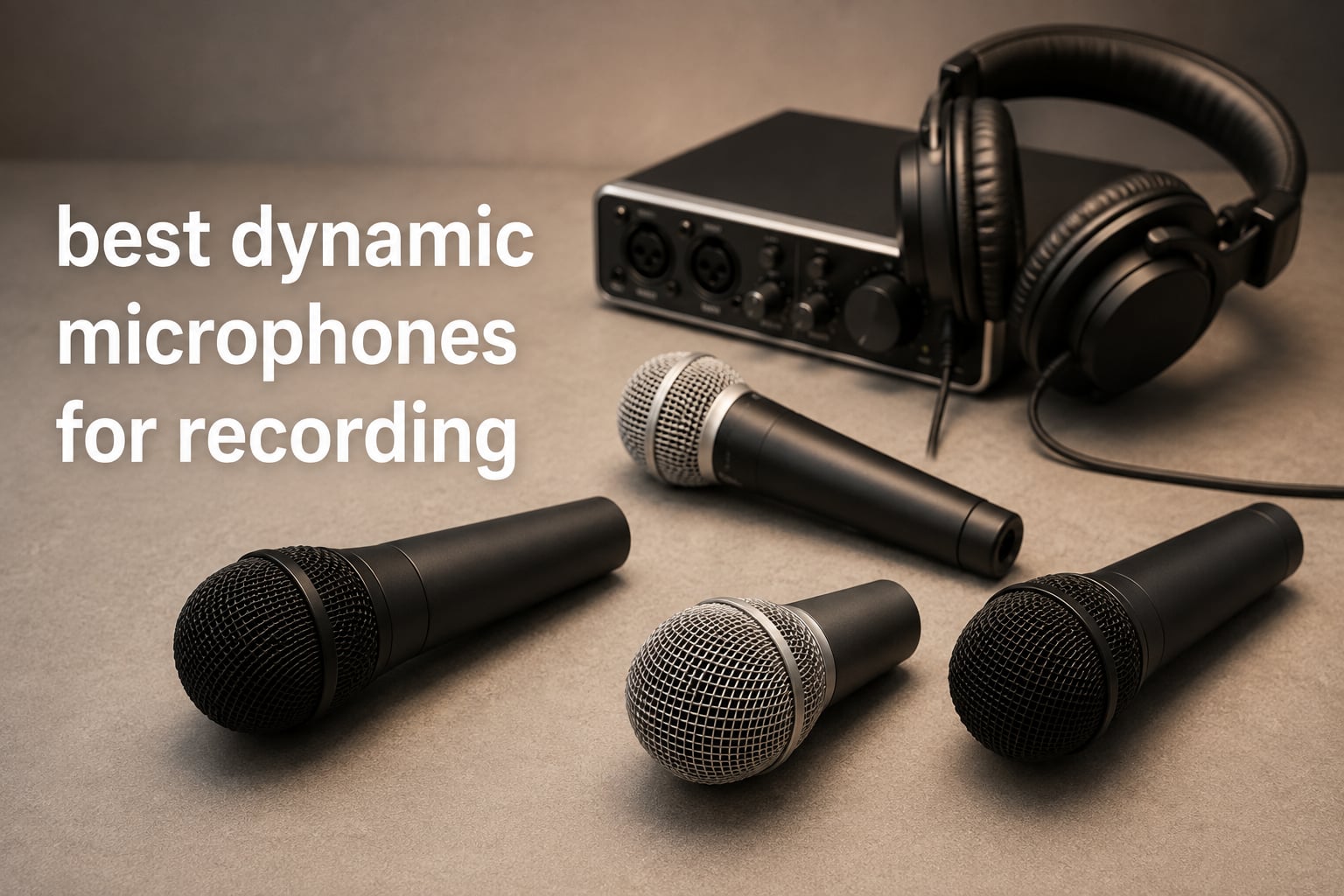 best dynamic microphones for recording