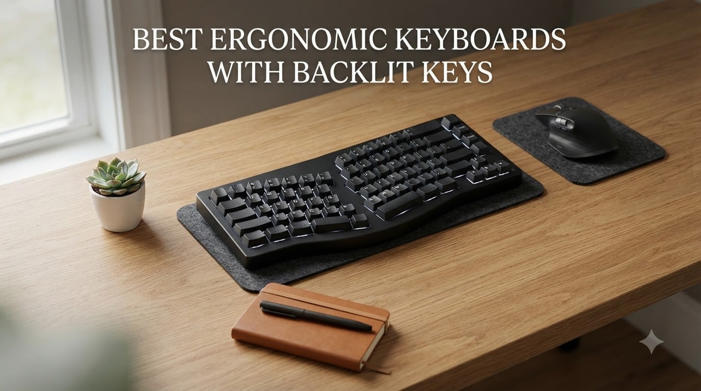 best ergonomic keyboards with backlit keys