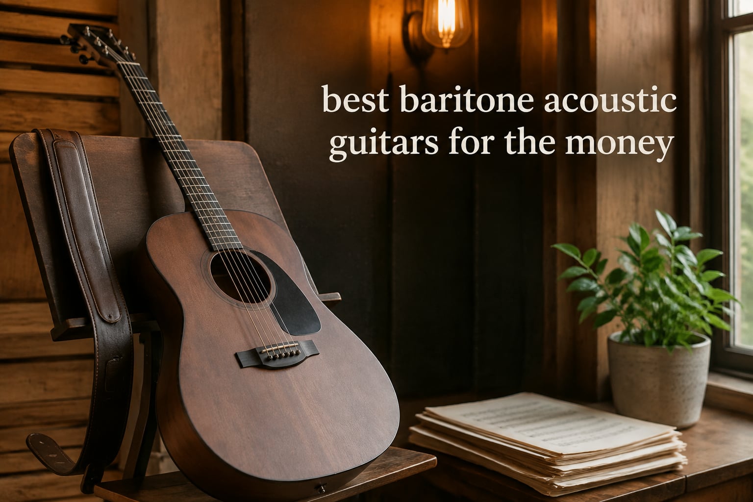 best baritone acoustic guitars for the money