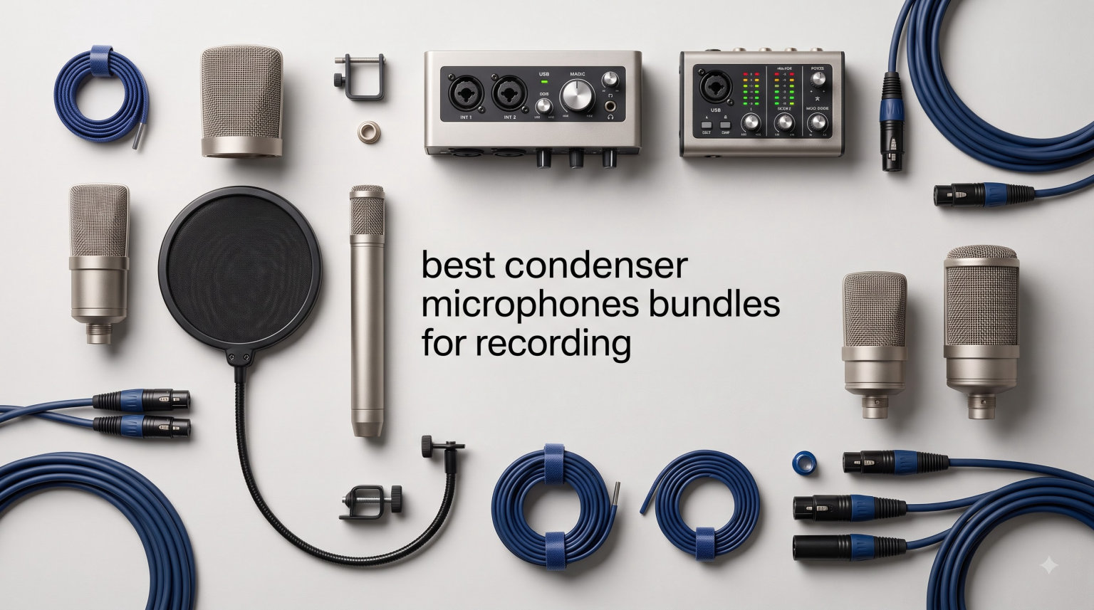 best condenser microphones bundles for recording