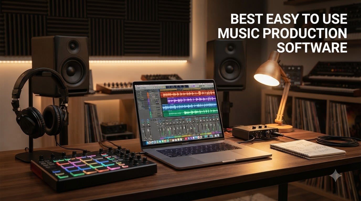 best easy to use music production software