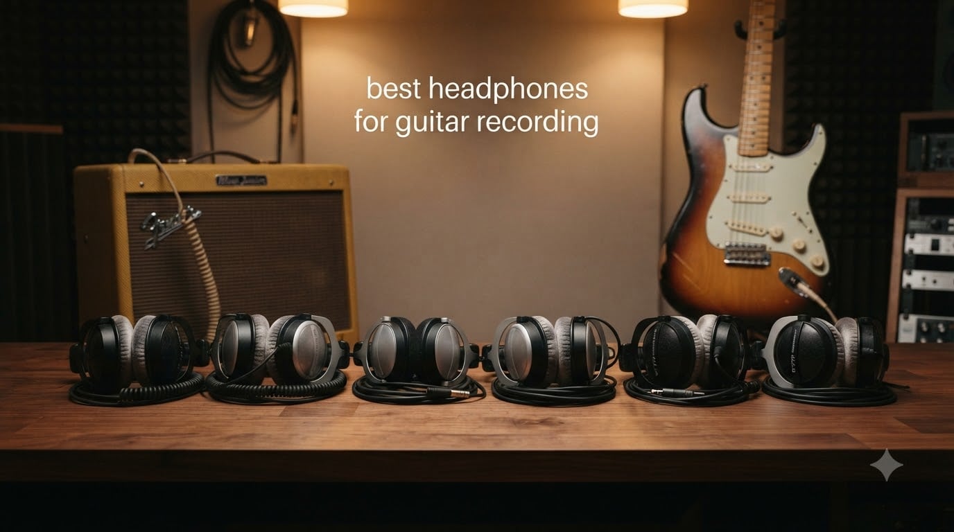 best headphones for guitar recording