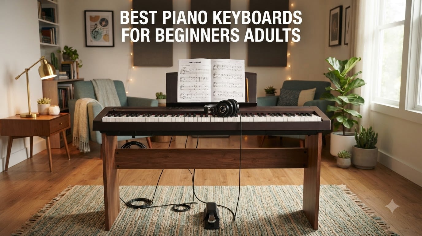 best piano keyboards for beginners adults