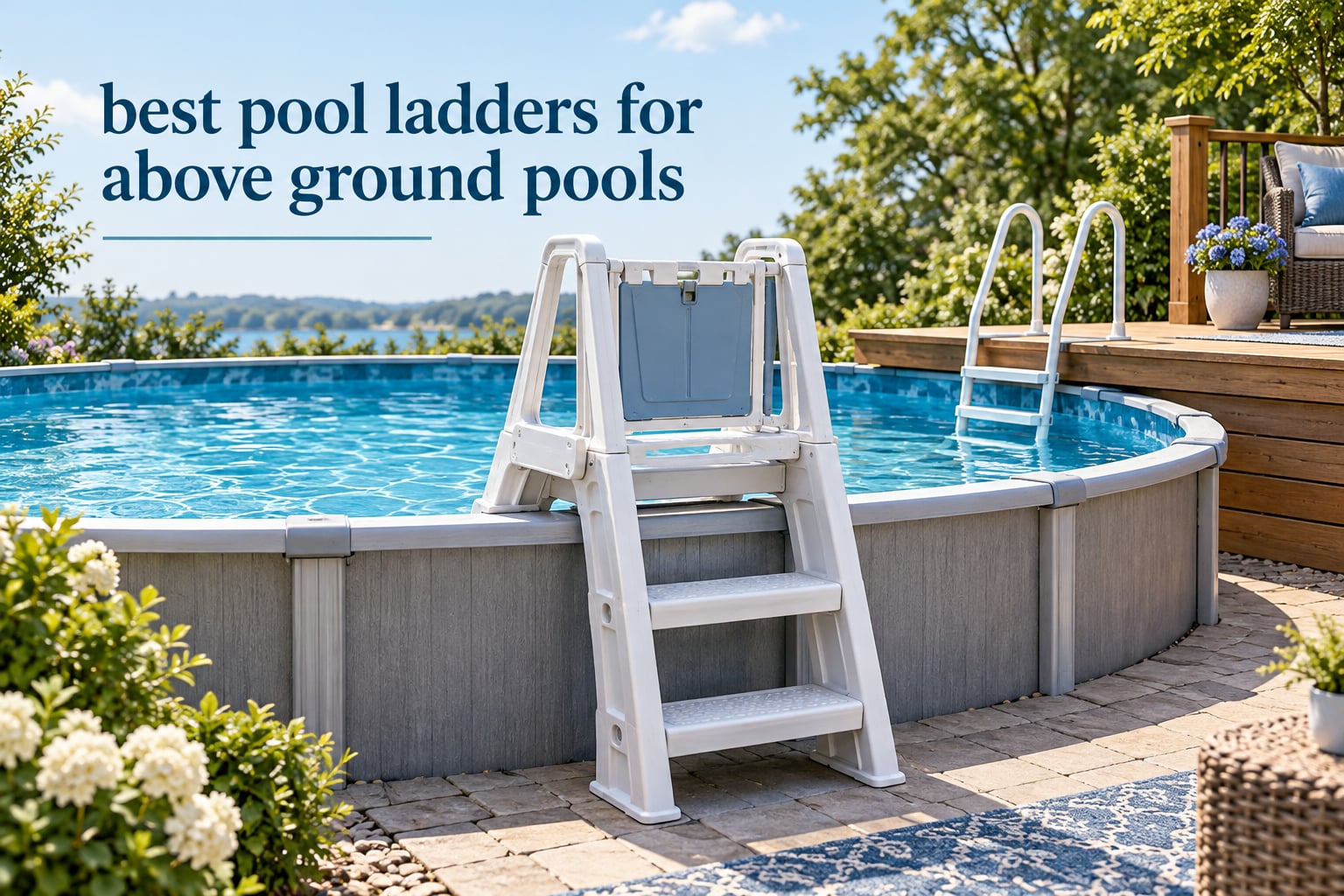 best pool ladders for above ground pools