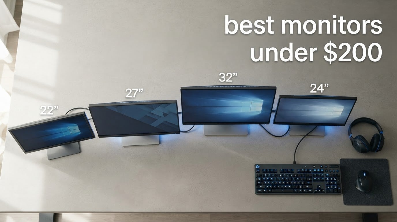 best monitors under $200