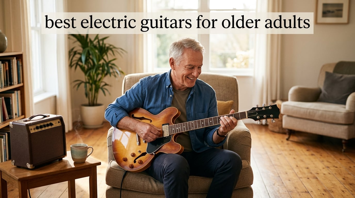 best electric guitars for older adults