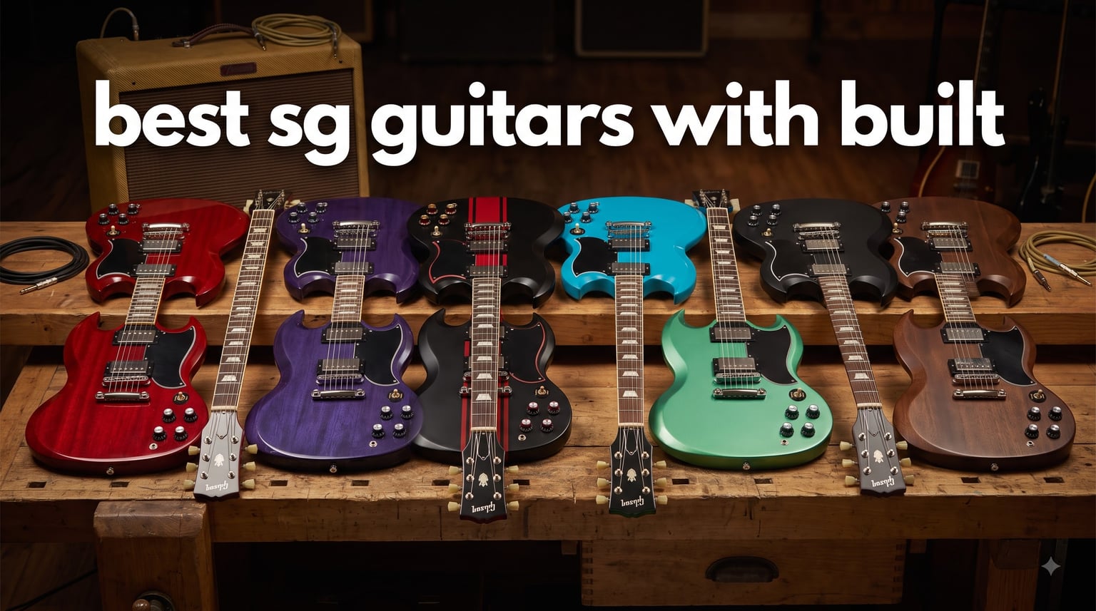 best sg guitars with built
