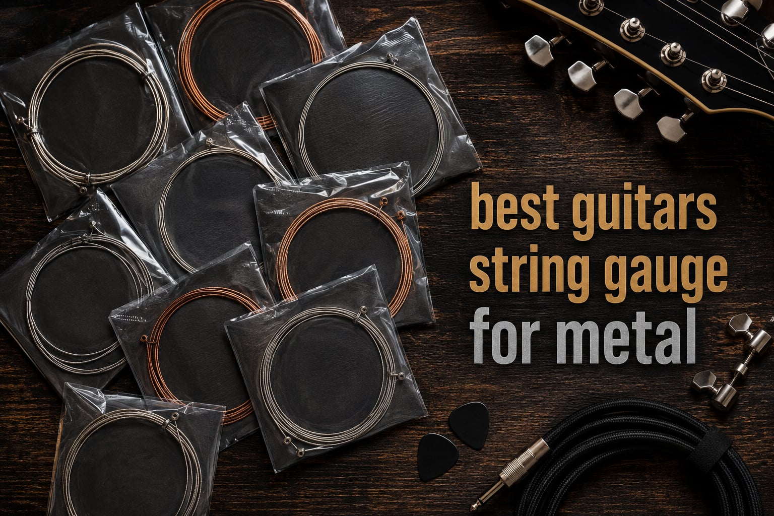 best guitars string gauge for metal