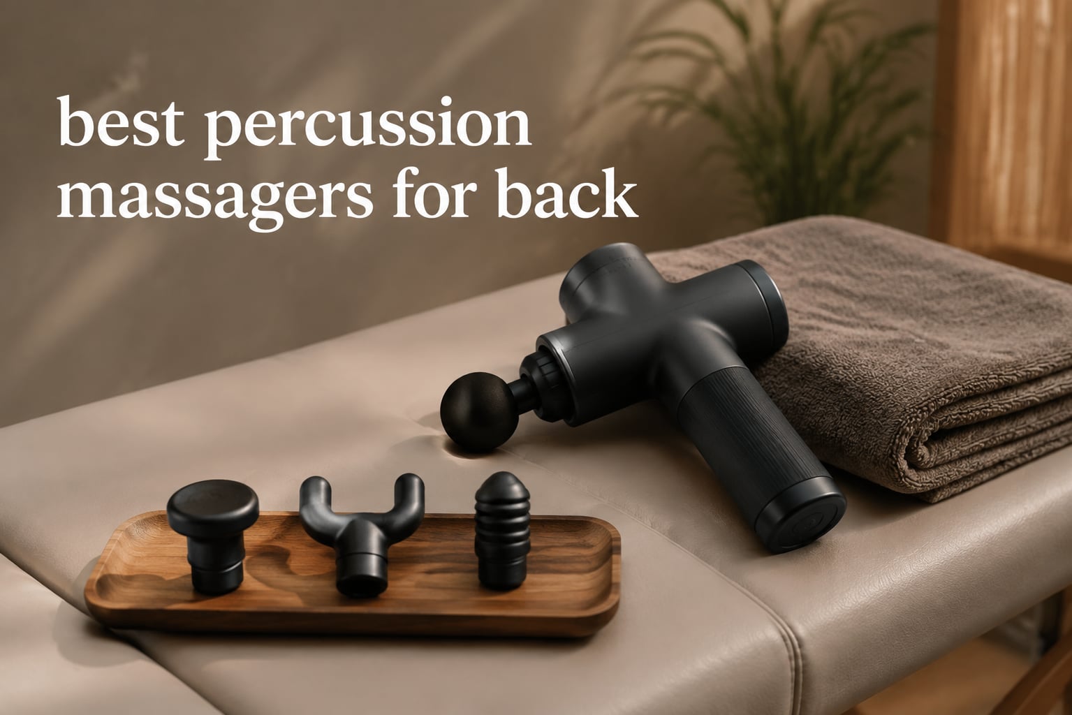 best percussion massagers for back