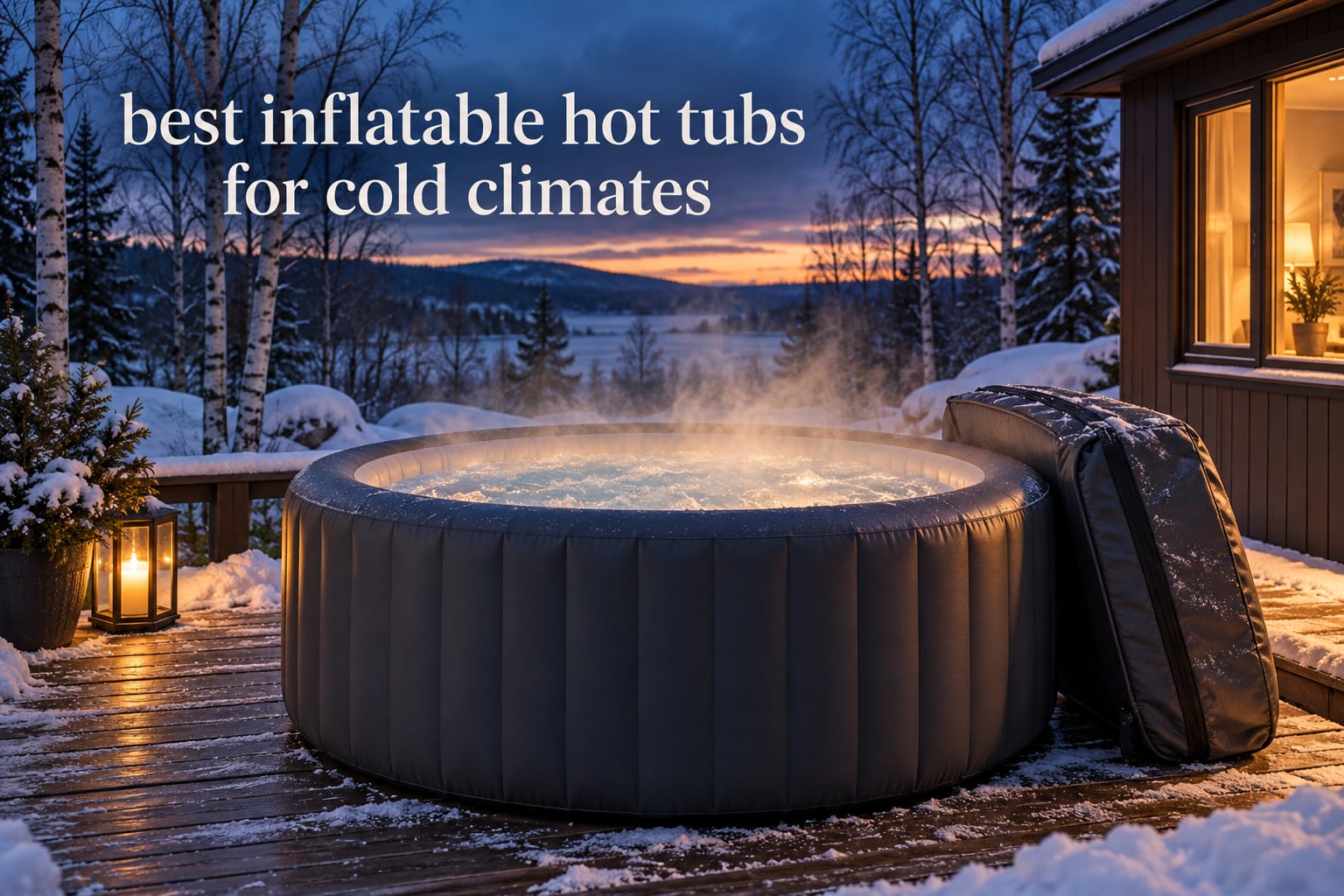best inflatable hot tubs for cold climates