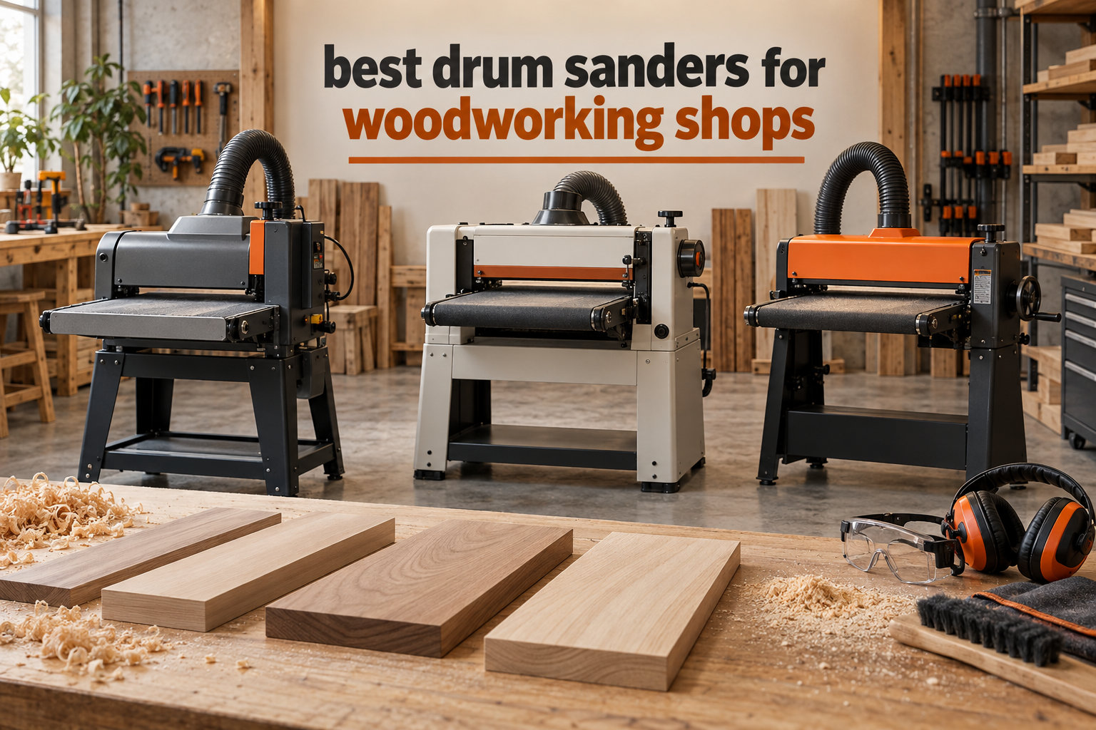 best drum sanders for woodworking shops