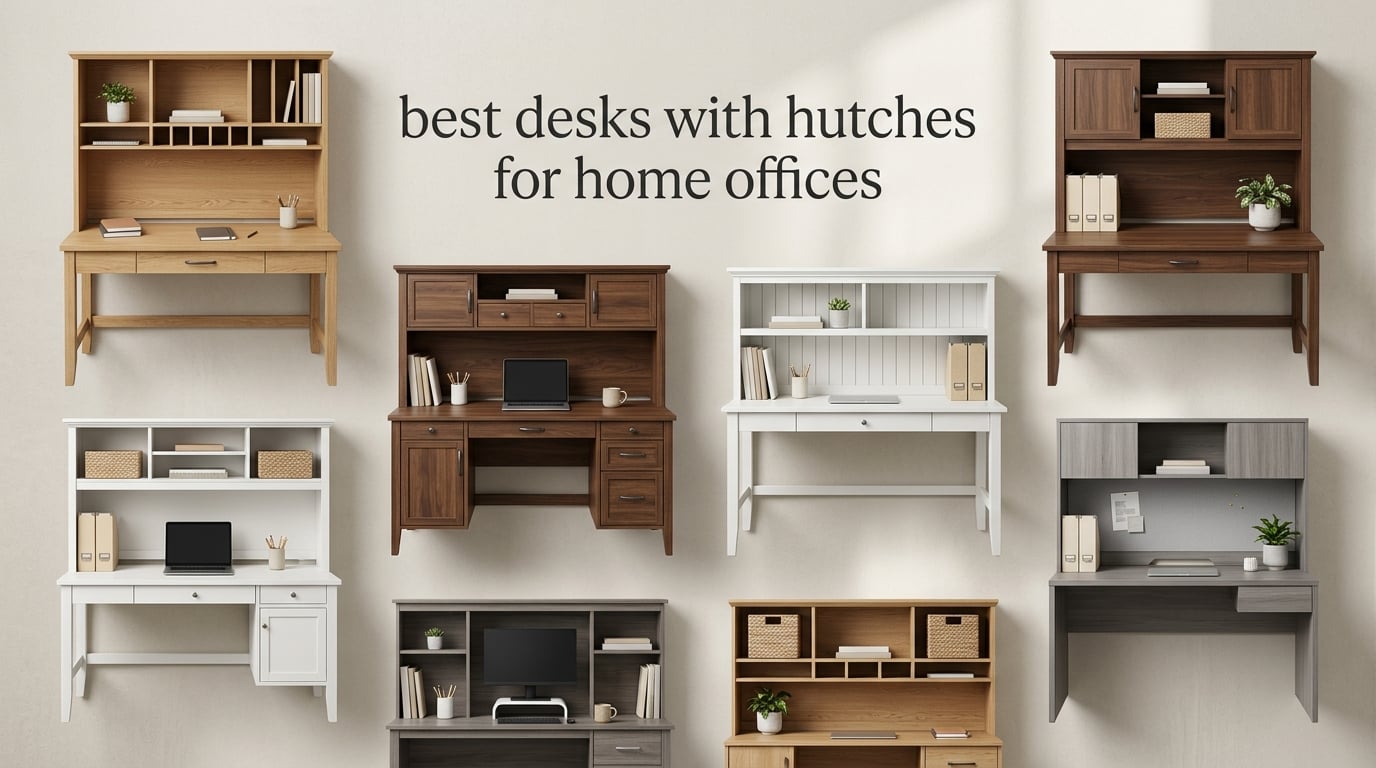 best desks with hutches for home offices