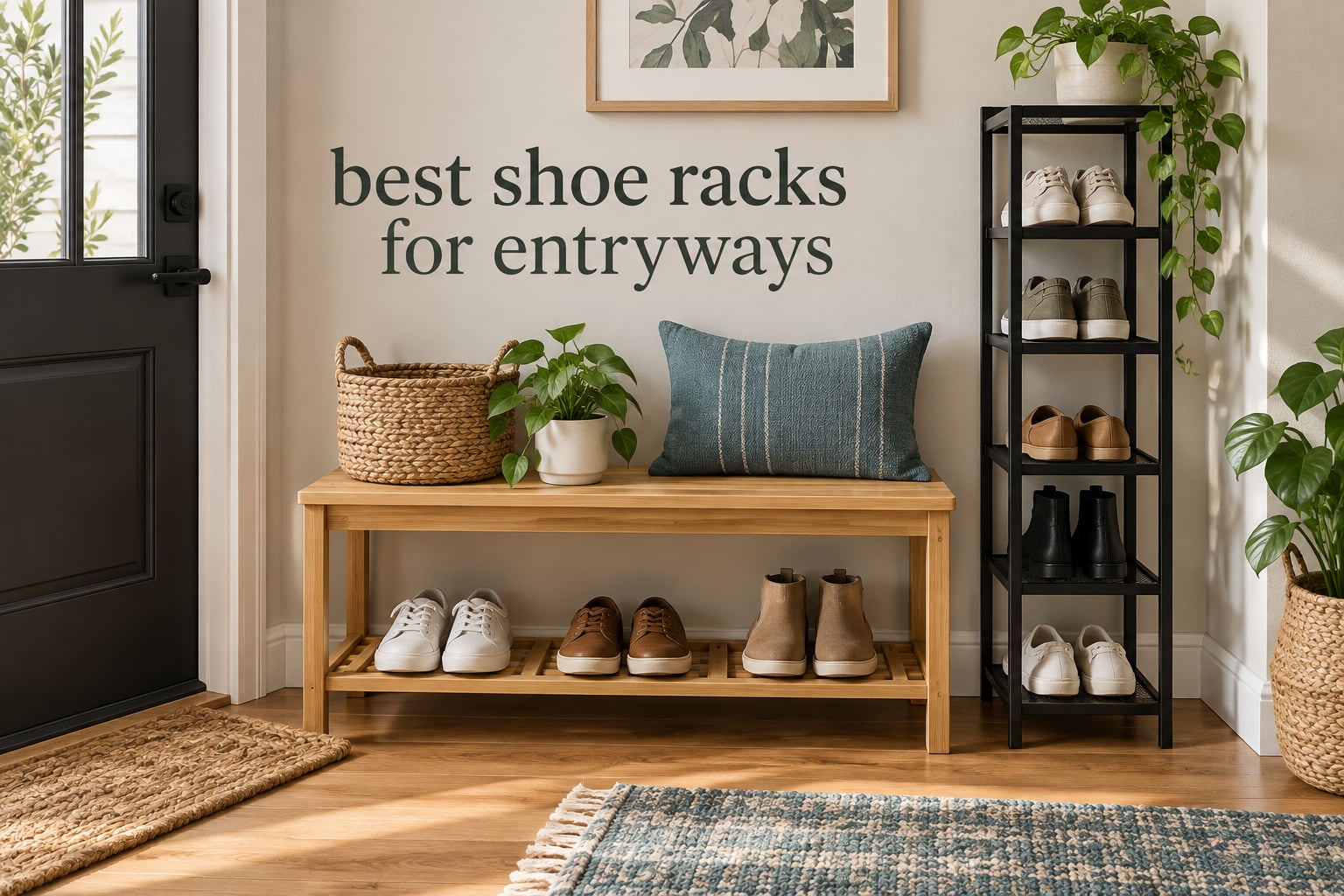 best shoe racks for entryways