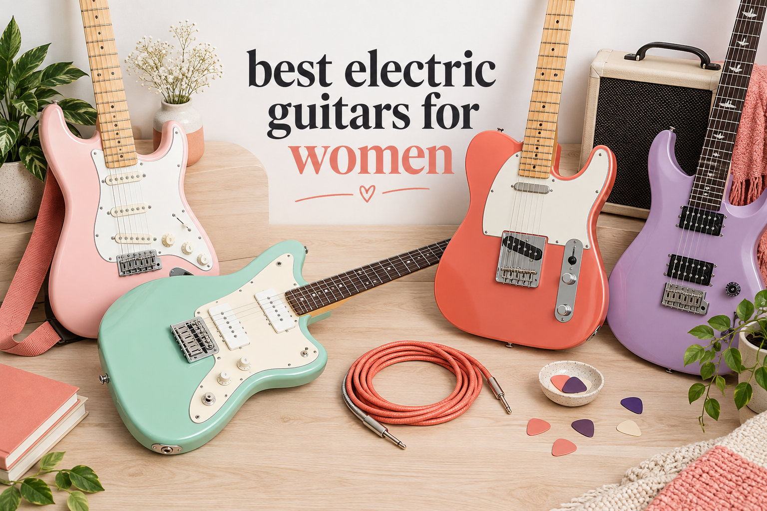 best electric guitars for women